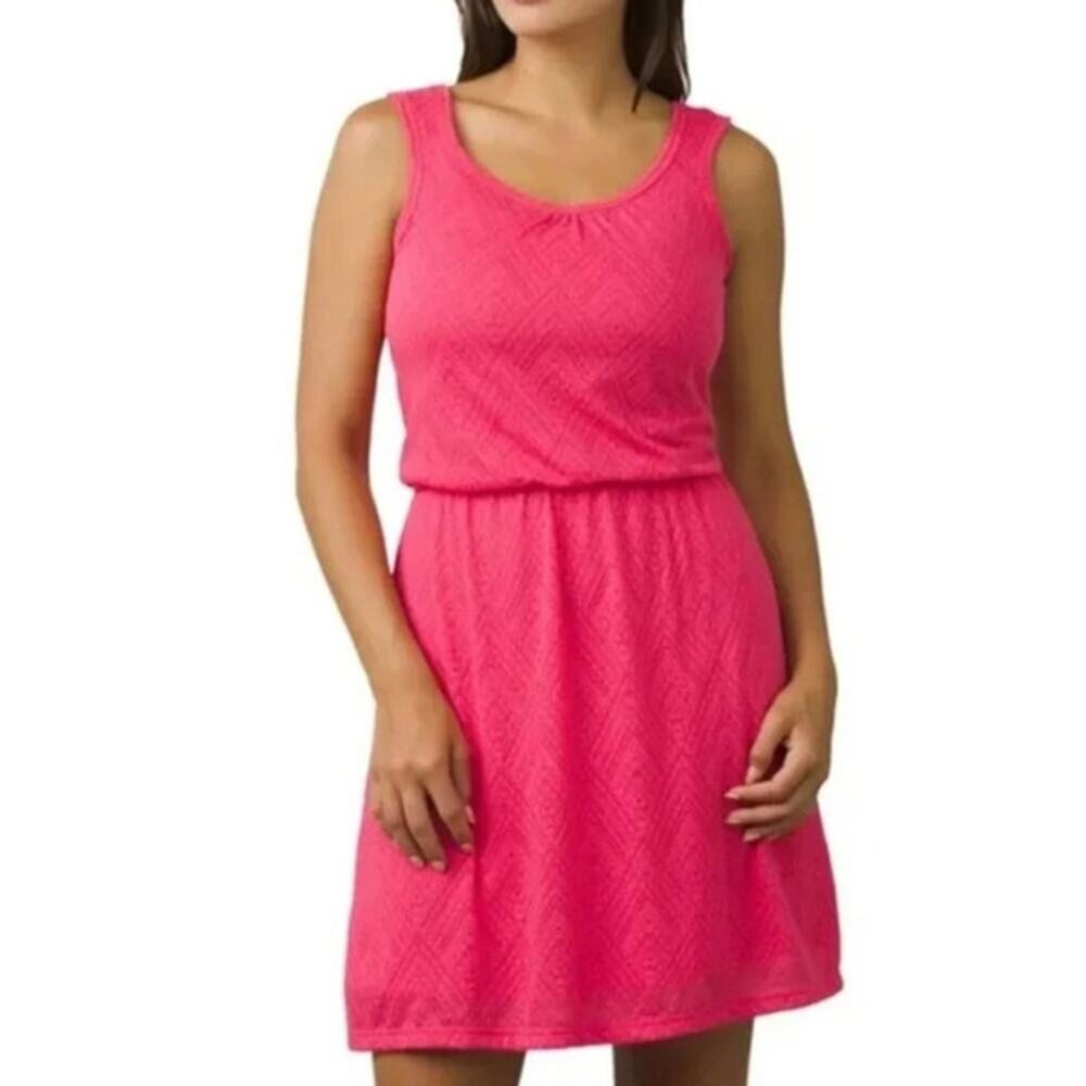 Prana Mika Burnout Dress in Azalea, S